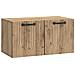 Mobile Porta TV da Muro Rovere Artigianale 59,5 x 31 x 30 cm - Foto miniatura 1