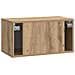 Mobile Porta TV da Muro Rovere Artigianale 59,5 x 31 x 30 cm - Foto miniatura 6