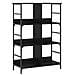 Libreria Rovere nero 78,5 x 33 x 117,5 cm metallo PB - Foto miniatura 1