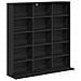 Mobile per CD Rovere Nero 96 x 23,5 x 97,5 cm - Foto miniatura 1