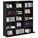 Mobile per CD Rovere Nero 96 x 23,5 x 97,5 cm - Foto miniatura 3