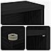 Mobile per CD Rovere Nero 96 x 23,5 x 97,5 cm - Foto miniatura 7