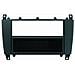 Adattatore autoradio Mascherina cornice con foro ISO / Doppio Iso / Doppio DIN colore nero Mercedes C 03322 - Foto miniatura 1