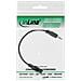 cavo audio, jack 2,5mm maschio a jack 3,5mm femmina, tricanale 4pin, 3m - Foto miniatura 2