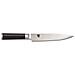 Piccolo Coltello Trinciante Stretto Cm 18 Linea Shun Classic Di Kai In Acciaio Damasco Con Manico In Legno Pakka - Foto miniatura 1