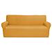 Copridivano Elasticizzato 3 Posti Linea Jolie Estensibile Da 170 A 240 Cm Colore Giallo - Foto miniatura 1