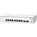 Switch JL680A Gestito Gigabit Ethernet (10/100/1000) 1U 8 x RJ-45 1000BASE-T Bianco - Foto miniatura 1