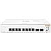 Switch JL680A Gestito Gigabit Ethernet (10/100/1000) 1U 8 x RJ-45 1000BASE-T Bianco - Foto miniatura 2