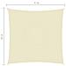 Vela Parasole in Tela Oxford Quadrata 4x4 m Crema - Foto miniatura 6