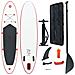 Set Tavola da SUP e Surf Gonfiabile Rosso e Bianco - Foto miniatura 1