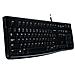 K120 USB QWERTY Inglese UK Nero tastiera - Foto miniatura 1