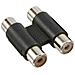 99318 2xRCA 2xRCA Nero, Argento cavo di interfaccia e adattatore - Foto miniatura 2