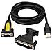 10.03.0002, USB A, RS-232 (DB9) , Maschio / maschio, Nero, Windows 98SE / ME / 2000 / XP / Vista / Win7, Linux, Mac OS v8.6 - Foto miniatura 2