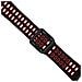 Bracciale Per Galaxy Watch 115mm S /m Extreme Sport Edition In Silicone, Nero / Rosso - Foto miniatura 7