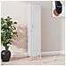 Armadio Bianco 35x46x180 Cm In Acciaio - Foto miniatura 1