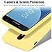 Custodia Compatibile Con Samsung Galaxy J7 2017 / J7 Pro In Liquid Giallo - Coperchio Protettivo In Silicone Tpu Flessibile - Foto miniatura 4