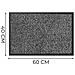 Tappeto Zerbino Entrata Ingresso Casa Esterno Interno Antiscivolo Asciugapassi Nevada 60x90 Grigio - Foto miniatura 4