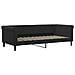 Divano Letto Con Materasso Nero 90x200 Cm In Velluto - Foto miniatura 9