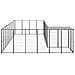 Gabbia Per Cani Nera 19,36 M In Acciaio - Foto miniatura 4