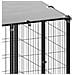 Gabbia Per Cani Nera 19,36 M In Acciaio - Foto miniatura 6