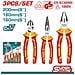 Set Di Pinze Isolate Da 3 Pezzi, Serie Industrial (tht2k0302) - Foto miniatura 2