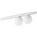 Plafoniera Contemporaneo Binomio Metallo Bianco 2 Luci G9 4w 3000k Ip20 - Foto miniatura 1
