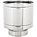 Fumaiolo Comignolo Cappello Antivento A Forma Di Botte Acciaio Inox Da 8 A 25 Cm - 20 Cm - Foto miniatura 1