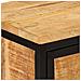 Comodino 40x30x52,5 Cm In Legno Massello Di Mango Grezzo - Foto miniatura 8