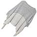 Elegante Mantella Poncho Scialle Lavorata A Maglia Black - Foto miniatura 2