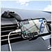Supporto Auto Per Smartphone Morsetti Regolabili Fissaggio Ventosa, Nero - Foto miniatura 6