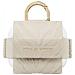 Mini Borsa Per Airpods 3 Modello Flo Textured Zebra Con Moschettone, Beige - Foto miniatura 2