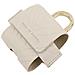 Mini Borsa Per Airpods 3 Modello Flo Textured Zebra Con Moschettone, Beige - Foto miniatura 3