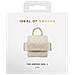 Mini Borsa Per Airpods 3 Modello Flo Textured Zebra Con Moschettone, Beige - Foto miniatura 4