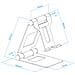Keops Supporto passivo Telefono cellulare /smartphone, Tablet /UMPC Oro - Foto miniatura 7