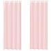 Tende In Voile Con Occhielli 2 Pz Rosa Chiaro 140x260 Cm - Foto miniatura 2