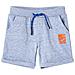 Pantaloncini per Bambini con Coulisse Blu Mélange 104 - Foto miniatura 1