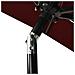 Lusso Casadino -  Ombrellone A 3 Livelli Con Palo In Alluminio Rosso Bordò 2x2 M - Foto miniatura 5
