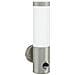 Luci da esterno  con sensore 2 pezzi Acciaio inox Argento IP44 - Foto miniatura 4