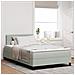 Letto a Box Spring con Materasso e LED Grigio Chiaro 120x190 cm Velluto - Foto miniatura 2