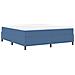Letto Box Spring Blu Super King Tessuto Corduroy - Foto miniatura 1