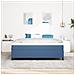 Letto Box Spring Blu Super King Tessuto Corduroy - Foto miniatura 5