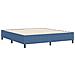 Letto Box Spring Blu Super King Tessuto Corduroy - Foto miniatura 8