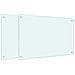 Paraschizzi per Cucina 2 pz Bianchi 80x50 cm in Vetro Temperato - Foto miniatura 1