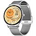 Smartwatch Multifunzionale Con Monitoraggio Della Salute E Bluetooth Silver - Foto miniatura 5