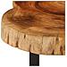 Tavolino Da Salotto In Legno Massello Di Acacia 60x55x25 Cm - Foto miniatura 4