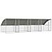 Gabbia per polli Argento 800 x 200 x 198.5 cm Acciaio zincato - Foto miniatura 1