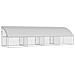 Gabbia per polli Argento 800 x 200 x 198.5 cm Acciaio zincato - Foto miniatura 5
