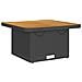 Set Salotto da Giardino con Cuscini 7pz Nero Polyrattan - Foto miniatura 8