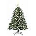 Albero di Natale artificiale con 150 LED Verde 120 cm - Foto miniatura 3