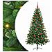 Albero di Natale con 150 LED con supporto Verde 150 cm PE - Foto miniatura 1